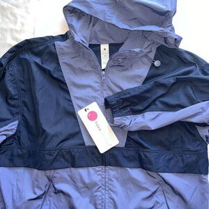 New Yogalicious Blue‎ Radiant Colorblock Tatum Hoodie Jacket Womens XS